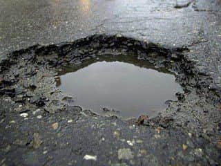 Potholes.
