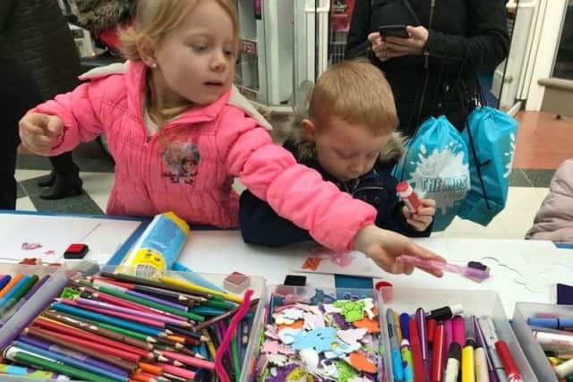 A scene from the craft workshop.