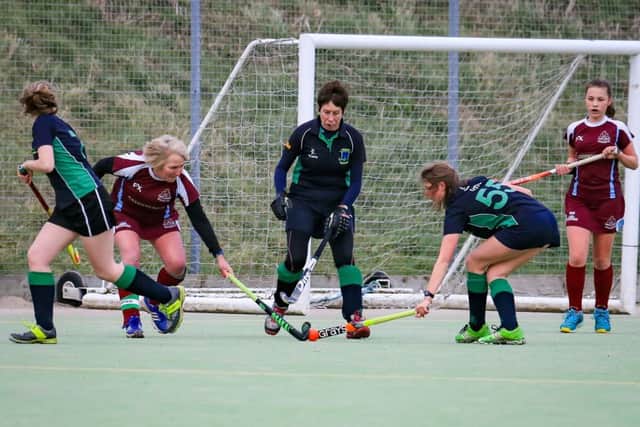 Louth Hockey Club's ladies' second team defend stoutly against Spalding EMN-180219-171737002