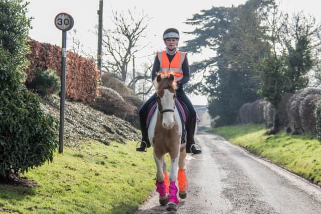 Hundleby Equestrian Centre is calling for enforcement of a 30mph limit through the village after a spate of acciidents in the county involving speeding cars and horses. Photo: Fiona Wrisberg. ANL-180220-082218001