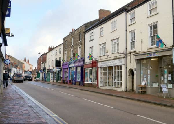 Businesses in Queen Street (pictured) experienced a boost in footfall thanks to town council-run events.