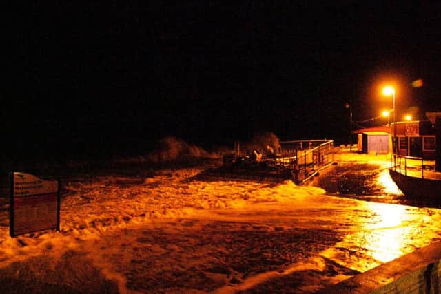 The East Coast was hit by a tidal surge in 2013.
