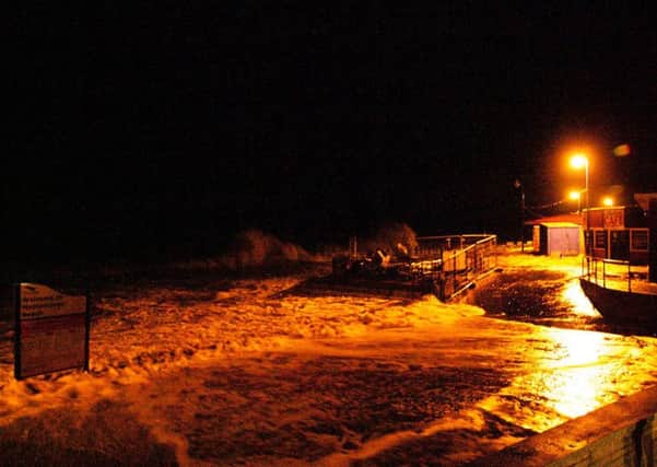 The East Coast was hit by a tidal surge in 2013.
