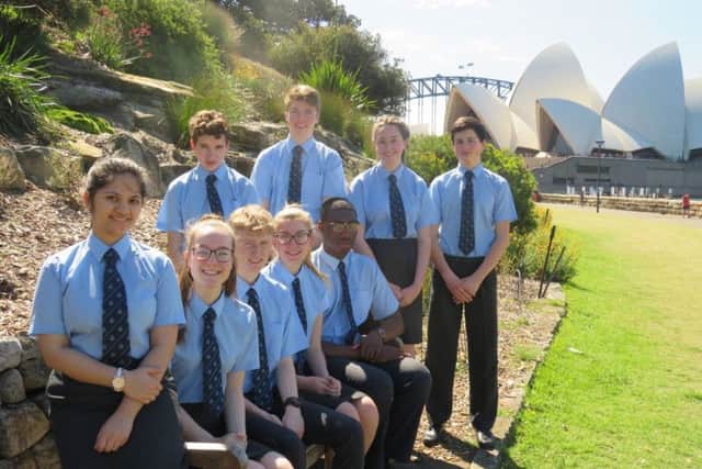 Alford students on their study trip Down Under.