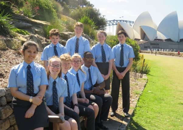 Alford students on their study trip Down Under.