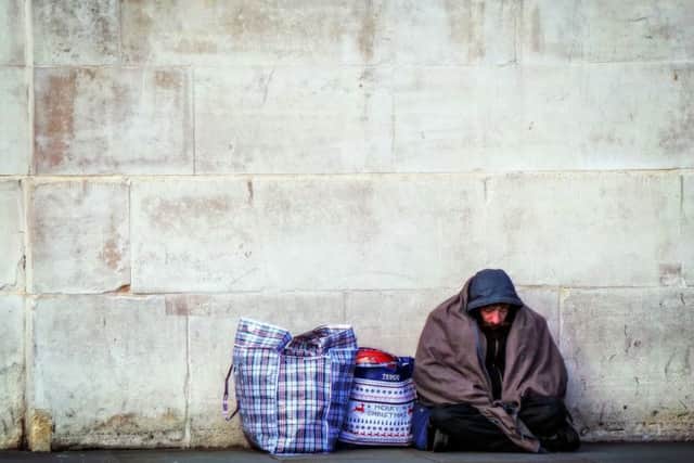 Homelessness: stock photo