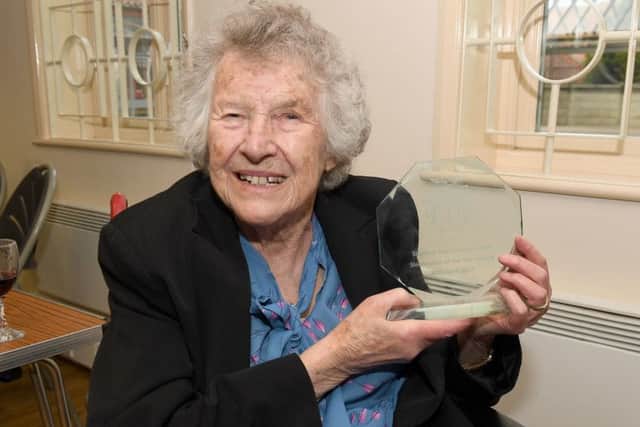 Sleafordian of the Year 2017 - Winifred Sibley. EMN-180227-150446001