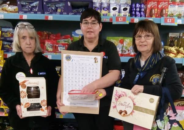 McColls filled the squares on the board in egg-stra quick time for the Coningsby & Tattershall Lions charity draw EMN-180503-115521001