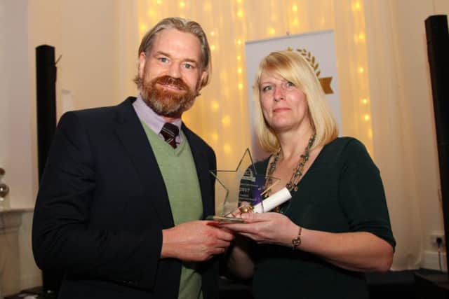 Inara Caune, of The Old Hall, Billingborough - winner of the StaffAid Residential Care Award. Image supplied.