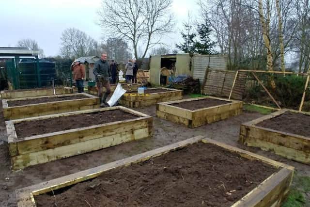 Soil was reused from early projects, which had gone into disrepair