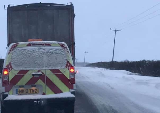 Hannah Greetham of Sleaford posted this facebook picture of traffic at a standstill on the A17 between Sleaford and Beckingham. EMN-180103-110128001