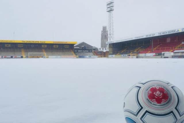 The Jakemans Stadium.