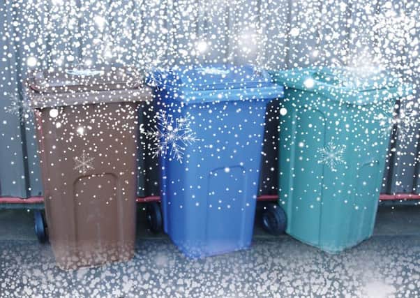 Boston Borough Council will be playing with its snow-hit bin collections next week.