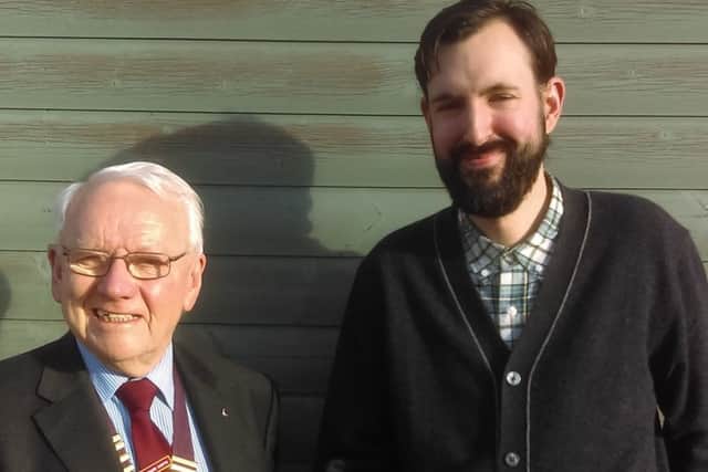 Coun Richard Austin with guest Dylan Taylor.