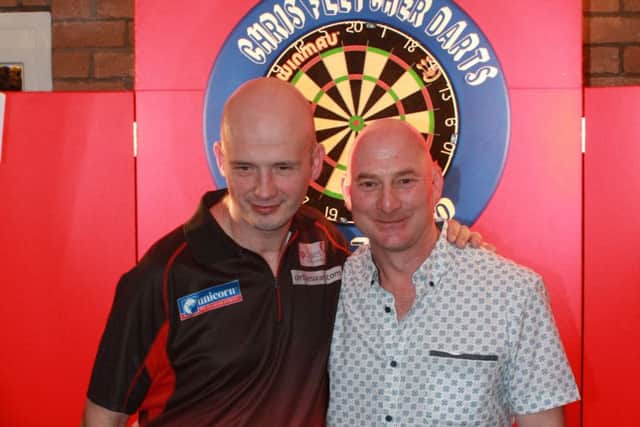 Jamie Caven, left, with Dave Tuplin, will return for the Pro-Am.