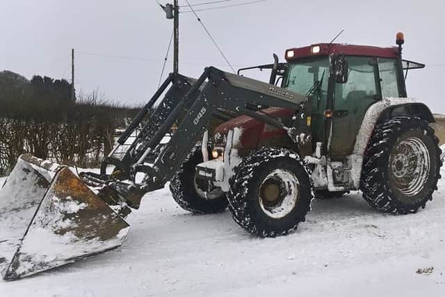 Pete Sellars has been out in this tractor clearing the way for countless people EMN-180603-073734001