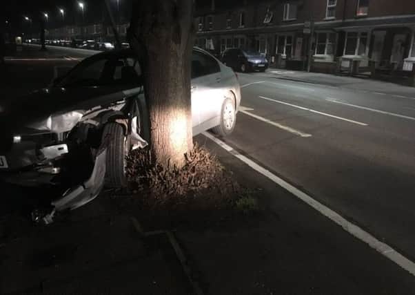 "I think the tree won" a BMW driver is said to have told police after the crash on Grantham Road in Sleaford. EMN-180703-113715001