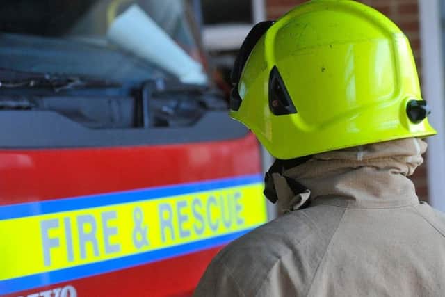 Firefighters' charity car wash