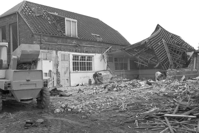 The demolition of the old Tower Road Primary School in 1993. EMN-180703-165458001