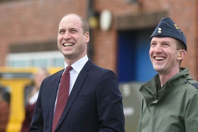 Typhoon display delights HRH Prince William on his visit to RAF Coningsby. Picture: Supplied EMN-180703-170909001