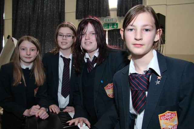 King Edward VI Humanities College, Spilsby, 10 years ago.