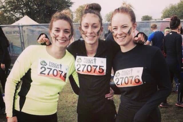 Gearing up to take on the London Mareathon are Emma, Rebecca and Katie Seddon