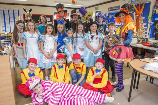 Everyone gets in on the action at Theddlethorpe Academy World Book Day.