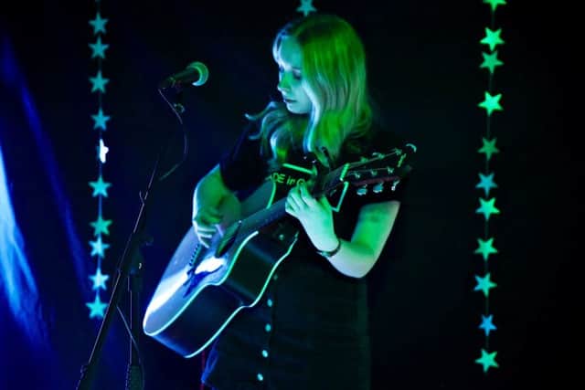 Jaz Beeson on stage. (Pictures by Chris Smith).