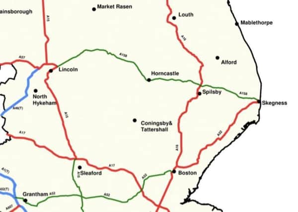 The proposed Lincolnshire Major Roads Network