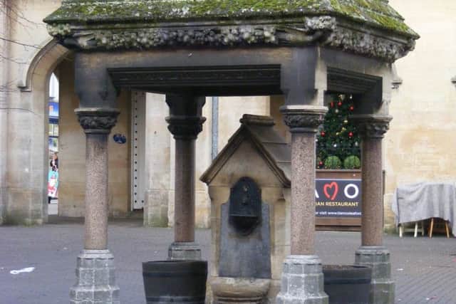 The Bristol water fountain in Sleaford Market Place. EMN-180320-130147001