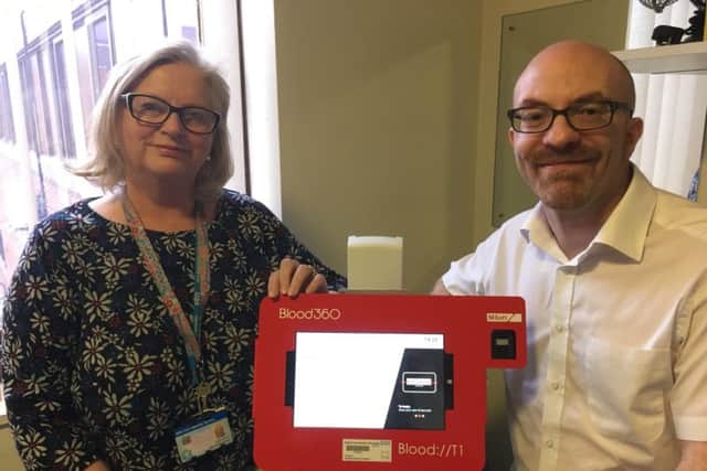 The technology will ensure greater safety around blood transfusions.
