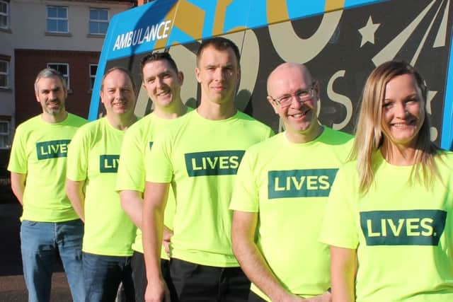 From left to right: Ian Penn and Simon Dillon from Longhurst Group, and Chris Vardy, Agne Vaivadiene, Nick Chambers and Kestas Vaivadiene from LACE Housing.