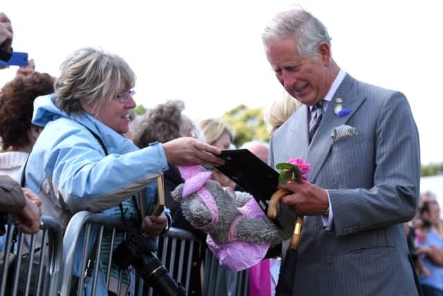 His Royal Highness Prince Charles will be in Boston today. Library photo.