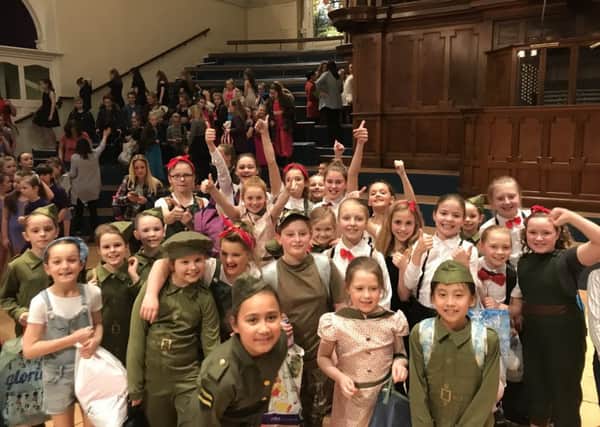 Richmond School dancers pictured at the Great Big Dance off in Nottingham