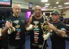 Johal is pictured with coaches Andy Hardy (left) and Brett (right). clO5rrlM-biAYZApVfOK