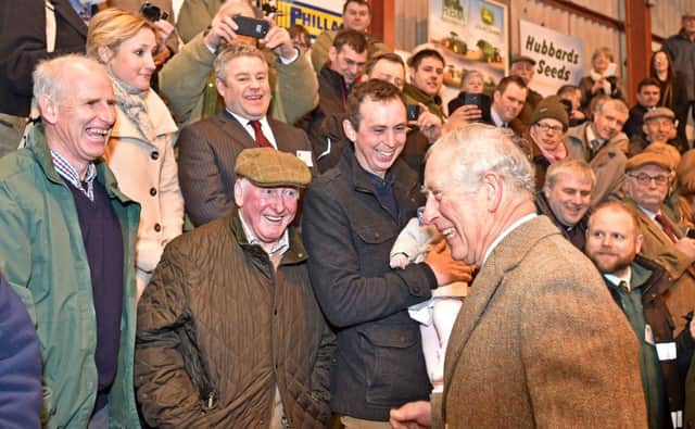 HRH The Prince of Wales at Louth Cattle Market. EMN-180319-124359001
