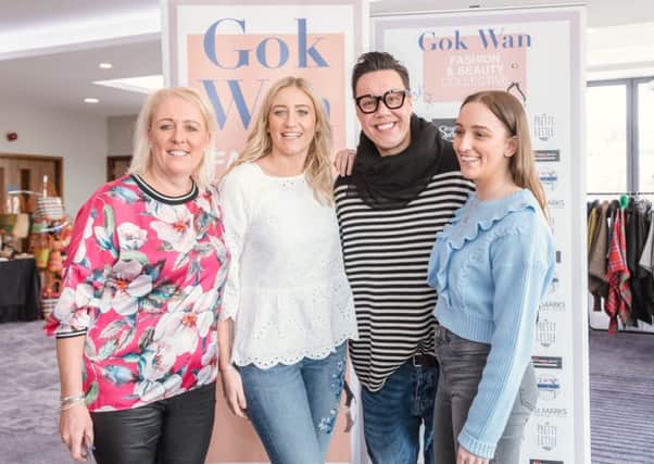 All smiles: Team Tilletts with Gok Wan at his Brunch Club event he held on Mothers Day. Photos: Vicki Head Photography.