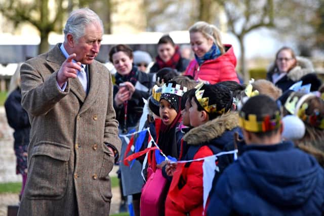 HRH Prince Charles in Tattershall.