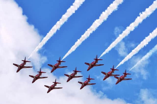 Red Arrows air display. STO-170630-123639001