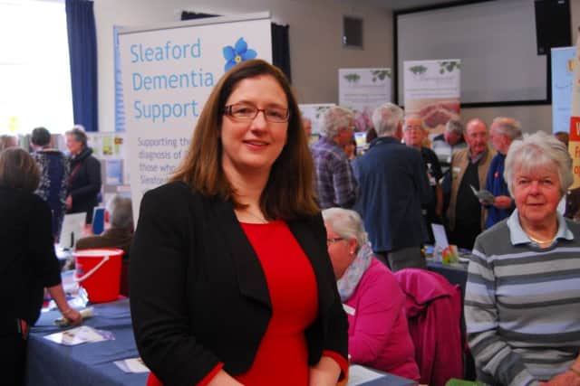 Sleaford and North Hykeham MP Dr Caroline Johnson at her Senior Citizens Fair. EMN-180326-121918001