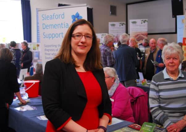 Sleaford and North Hykeham MP Dr Caroline Johnson at her Senior Citizens Fair. EMN-180326-121918001