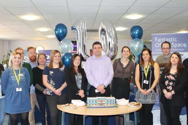 Fairfield Enterprise Centre tenants celebrated the 10 year anniversary.