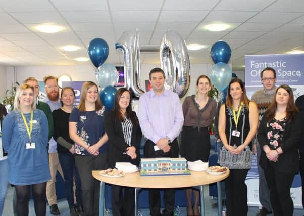 Fairfield Enterprise Centre tenants celebrated the 10 year anniversary.