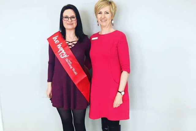 Kathryn with Jane Rylands-Bolton.