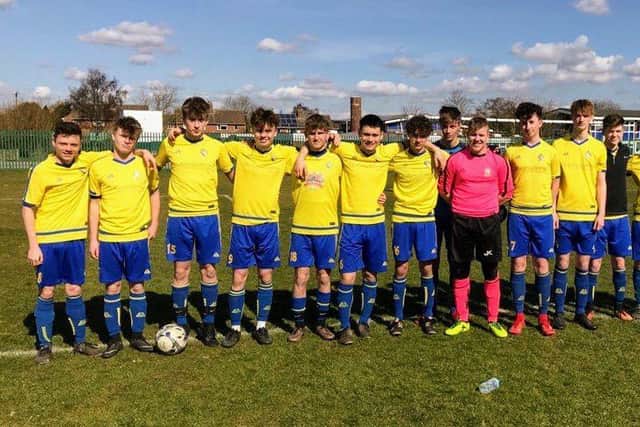 Market Rasen Town Under 17s are one step from a cup final EMN-180326-110441002