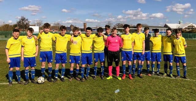 Market Rasen Town Under 17s are one step from a cup final EMN-180326-110441002