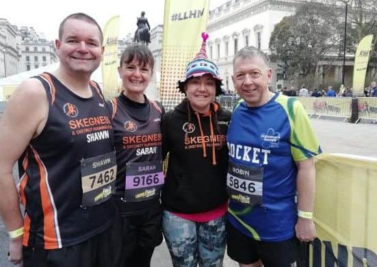 SADRC runners at the London Landmarks Half Marathon.