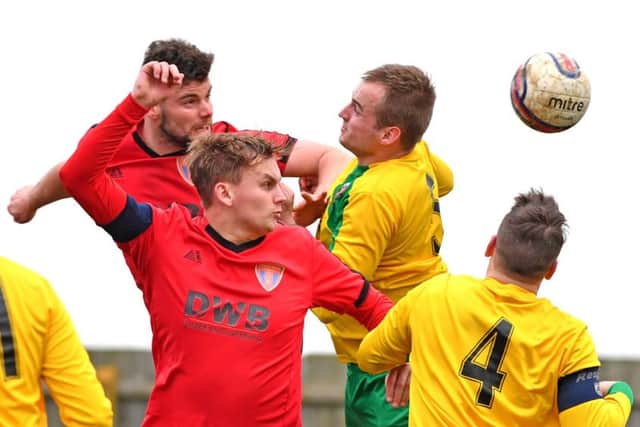 Sleaford Sports Amateurs (Red) v Skegness Town FC (Yellow)