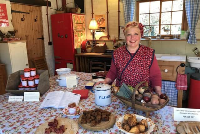 Sherry Forbes demonstrated wartime home front cooking at Manor House Stables in Martin for Discover Lincolnshire Weekend. EMN-180326-141821001