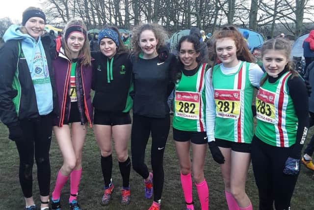 The Lincolnshire Intermediate Girls' team, featuring Louth's Hannah Reid (281) and Issy Dhami (282) EMN-180326-161930002